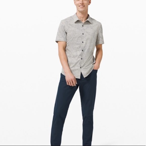 Lululemon Short Sleeve Button Down Casual Shirt - Picture 2 of 5